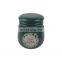 custom design logo purple kitchen food coffee tea container ceramic canister with ceramic lid