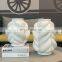 New Design Leaf Shape Handmade Modern Nordic White Ceramic Flower Vase For Home Decoration