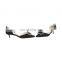 Women elegant pointed toe fancy design low heels decorate with embellished pointed toe sandals shoes