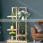 K&B modern cheap new design home decor solid wood white flower pot stand