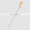 Factory Direct small stainless steel cocktail gold mixing spoon