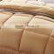 100% microbifre filled top quality luxurious queen size camel's hair colorwinter home down duvet