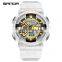 SANDA 298/892 Man Women Sport Unisex Watch Fashion Silicone Back Light Digital Quartz Week Wristwatch
