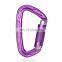 JRSGS Carabiner Clips Aluminium Snap Hook 25KN Ultra-Light Locking Climbing Carabiner Custom LOGO
