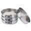 20cm Diameter From 200 mesh to 12 mesh 304 Stainless Steel Standard Lab Soil Sieve Set