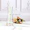 Wholesale Nordic Creative Round Modern Clear Handmade Colorful Crystal Flower Glass Vase Wedding Garden Tabletop Home Decoration