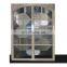 USA/Canada Approved Aluminum Casement Replacement Windows Historical Grill Design with large glass windows