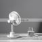 Amazon hot selling usb rechargeable desk fan rotatable mini fan