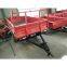 Factory Custom Production 4 Wheels Farm Semi Trailer Capacity 3-10tons Agricultural Dump Trailer Tractor Tipper Trailer