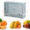 High quality electric commercial stainless steel food warming showcase