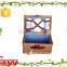 picnic basket for 4 person wicker basket