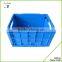 Foldable adjustable plastic storage box