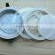 warm white and cool white glass led panel light, SMD5730 led light panel glass, dimmable backlit led panel light