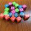 14MM four color engraving LOGO dice 20 sets / sets The six sides are all carved pattern marks Collection of goods