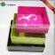 Luxury paper card merci chocolate box with clear cover