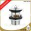 SWD-50153 Bathroom and toilet brass sink drain plugs with overflow