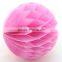Lovely Hanging Paper Honeycomb Balls for Outdoor Decoration