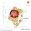 LKN18KRGPR731 Brass Material Butterfly Shaped 18K Gold Diamond Ring