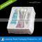 Flocking insert tray for cosmetic products plastic inner tray