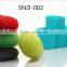 Hot Sale High Quality FDA and LFGB Colorful Silicone Sponge Soap Holder/silicone Storage Bag Kitchen Producrs