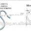 S hook Durable S Shape Stainless Steel Hanging Hook For Clothes OEM Service