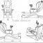 ETL Approved Pedicure Massaage Chair inflatable foot bath tub