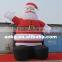 Giant inflatable standing Santa Claus figure