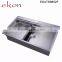 Top Mount Excellent Craftwork Handmade Stainless Steel Double Sink Kitchen