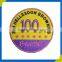 Round Custom High Quality 3D embroidery patch,wholesale brands patch for clothing