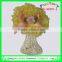 Wholesale chiffon material fabric flower decorative flower for lace flower girl dress patterns