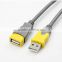 Hot wholesale high speed and quality USB cable 1.5m/5ft male to female 2.0 USB extension cable for computer telephone