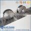 Single hinge straight running width 101.6mm 420 stainless steel slat chain SS812-K400