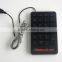 Standard,Multimedia,Slim,Ergonomics Style and Desktop Application Digital Wired mini keyboard
