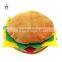 Food Shaped Pencil Case, Plush Hamburger Pencil Bag, Burger Pencil Case