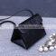 Newest fashion triangle girls pu sling bag
