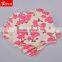 Fold colorful printed table napkin