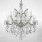 16 lights chrome finished k9 crystal deco affordable chandelier price