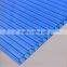 8mm thickness transparent PC Hollow X Profile sheet