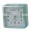 desk clock, cute square alarm clock, lovely wake up clock,