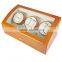 Customized high end wooden watch winder cases