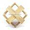2015 Hot Sale Wooden IQ Intelligent Puzzle Magic Puzzle Kongming Lock Brain Teaser Model Number GAD1085