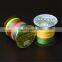 wholesale different color fly line fishing with 100% PE,3-12 strands optional