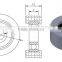627RS 8x32x12mm pu rollers for currency counting machine roller wheel