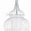 Indoor decorative iron cage pendant light with holder pendant lighting