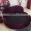 High quality king size crystal round bed on sale R3