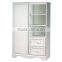 LB-JX3010 High gloss lacquer white wardrobe