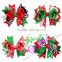 Made In China Christmas Style Handmade Artificial Hair Bow For Baby Christmas Gift