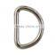 silver 3/4" welded steel dee ring, paracord dog collars shackle, belts shackle