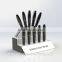 Modern acrylic cosmetic display lipstick stand holder, acrylic cosmetic makeup organizer lipstick holder