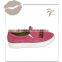 Spring and Autumn Rose Red Slip on Women Casual Shoes
